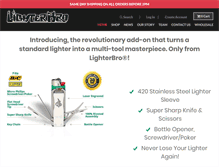 Tablet Screenshot of lighterbro.com